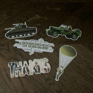 5 Stickers "GAMME DEBARQUEMENT"