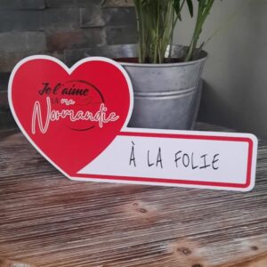 Carte postale "JE L'AIME LA NORMANDIE - À LA FOLIE"