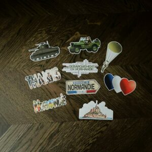 9 Stickers "GAMME NORMANDIE" & "GAMME DÉBARQUEMENT"